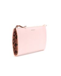 balenciaga pink clutch