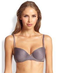 Natori Foundations | Metallic Bare Touch T-shirt Spacer Bra | Lyst