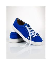 Polo Ralph Lauren | Blue Drew Lace-up Sneaker | Lyst