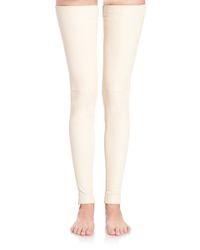 Akris | Natural Nappa Leather Leggings | Lyst