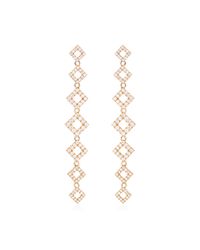 Dana Rebecca | Metallic Lisa Michelle Earrings in 14k Rose Gold | Lyst
