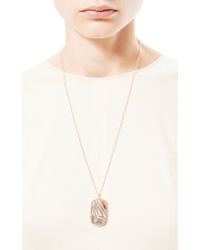 Kothari | Brown One Of A Kind Crazy Lace Agate Necklace | Lyst