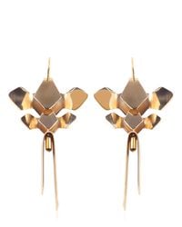Moxham | Metallic Tilde Earrings | Lyst