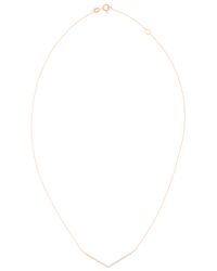 Diane Kordas | Metallic Diamond Chevron Necklace | Lyst