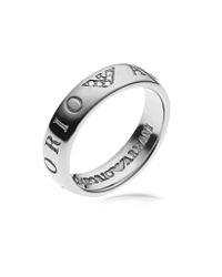 Emporio Armani - Metallic Eagle Signature Women's Ring - Lyst