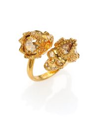 Alexander McQueen | Metallic King & Queen Skull Ring | Lyst