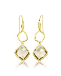 Monica Vinader | Metallic Riva Diamond Cocktail Earrings | Lyst
