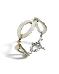 John Hardy | Metallic Link Bracelet With Horn | Lyst