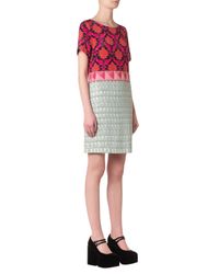 Mary Katrantzou - Pink Benyon Silk-satin Dress - Lyst