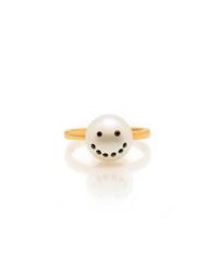Nektar De Stagni - White Pearl Pave Ring - Lyst