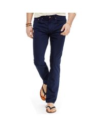 Polo Ralph Lauren | Blue Slim Straight Poplin Pant for Men | Lyst