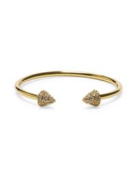 Club Monaco | Metallic Double Pavé Bracelet | Lyst
