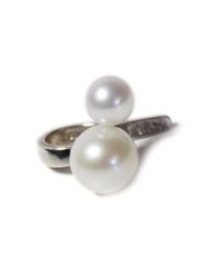 Maria Stern | White Single Bar Earring | Lyst