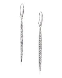 Michael Kors | Metallic Matchstick Pave Drop Earrings | Lyst