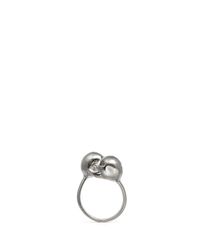 Alexander McQueen | Metallic Twin Skull Brass Ring | Lyst