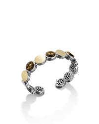 John Hardy | Metallic Dot Three Station Flex Cuff | Lyst