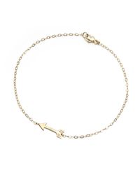 Lulu Frost - Metallic Code 14kt Arrow Bracelet - Lyst