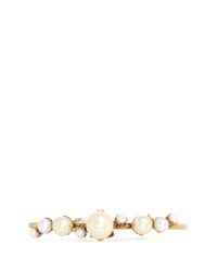 Erickson Beamon | White 'Pearly Queen' Faux Pearl Cuff | Lyst
