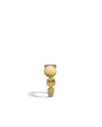 John Hardy | Metallic Dot 8mm Band Ring In Hammered 18k Gold With Diamonds | Lyst