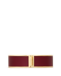 Alexander McQueen | Red Skull Enamel Bangle | Lyst