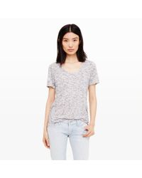 Club Monaco | Gray Kari Slub Tee | Lyst