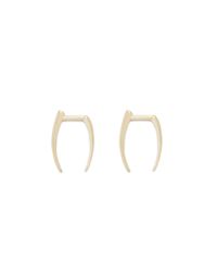 J.Crew | Metallic Gabriella Artigas 14k Gold Infinite Tusk Earrings | Lyst