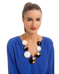 Trina Turk | White Resin Drama Necklace | Lyst