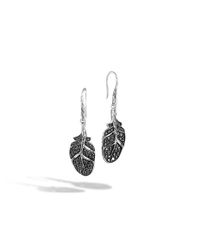 John Hardy | Black Classic Chain Earrings | Lyst