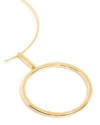 Stella McCartney | Metallic Double Ring Necklace | Lyst