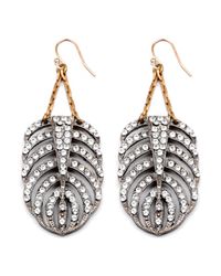 Lulu Frost | Metallic Silvertone Drift Earring - Large | Lyst