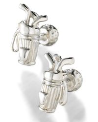 Robin Rotenier | Metallic Golf Bag Ball Cuff Links for Men | Lyst