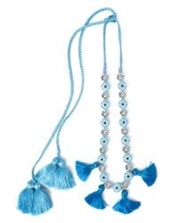 Shourouk | Blue Satoir Necklace | Lyst