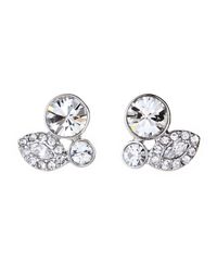 Givenchy Metallic Silver-tone Cluster Earrings