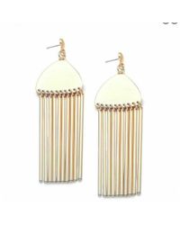 Lele Sadoughi | Metallic Comb Tassel Earrings | Lyst