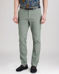 Ted Baker | Green Rurisk Slim Fit Chinos for Men | Lyst