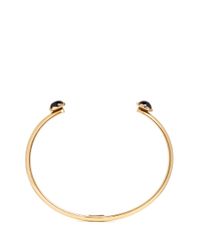 Ela Stone | Metallic 'Liad' Double Stone Cuff | Lyst
