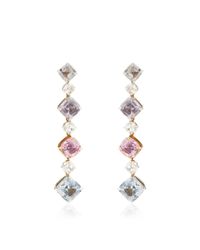 Paolo Costagli | Pink One Of A Kind Antique Cushion Cut Spinel Earrings | Lyst