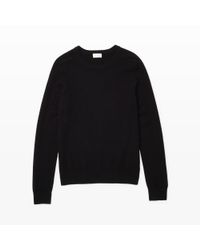 Club Monaco | Black Merino Crewneck Sweater for Men | Lyst