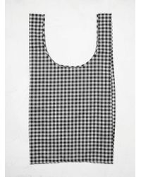 Baggu - Big Bag Gingham Black - Lyst