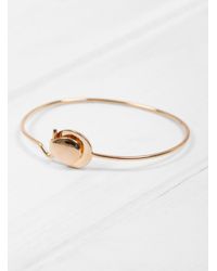 Helena Rohner - Multicolor Folded Clasp On Wire Bangle - Lyst