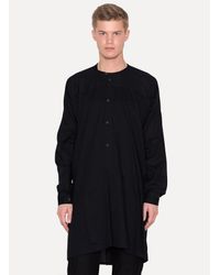 Jan Jan Van Essche Black Light Cotton Wool Shirt for men