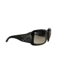 Chanel Black & Olive Ombre Sunglasses