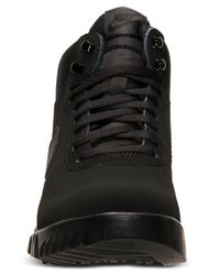 men's nike hoodland suede boots
