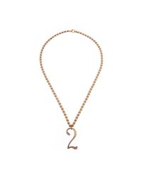 Lulu Frost - Metallic Plaza Large Number 2 - Lyst