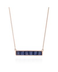 Monica Vinader | Blue Baja Precious Necklace | Lyst