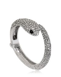 Roberto Cavalli | Metallic Embellished Snake Bracelet | Lyst