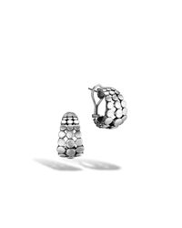 John Hardy | Metallic Dot Buddha Belly Earrings | Lyst