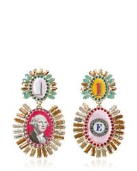 Bijoux De Famille | Multicolor Disco Funky Dollar Earrings | Lyst