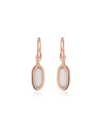 Monica Vinader | Pink Vega Drop Earrings | Lyst