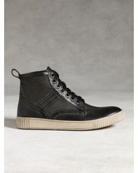 John Varvatos | Gray Bedford Trooper Boot for Men | Lyst
